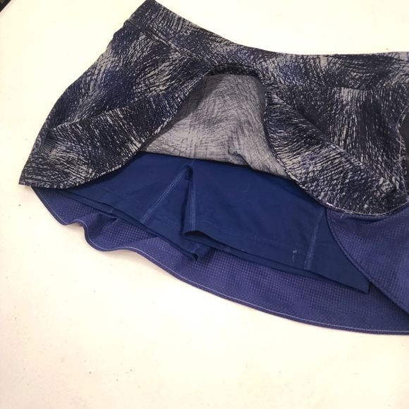 Outdoor Voices Ready Set Skort Blue Ink Score - Picture 3 of 6